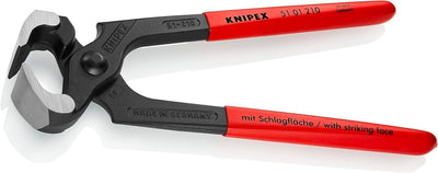 Knipex Hammerzange schwarz atramentiert, mit Kunststoff überzogen 210 mm 51 01 210