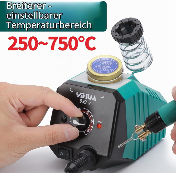 YIHUA 939-V Brandmalerei brennpeter für holz mit 23 Drahtspitzen in verschiedenen Formen, abnehmbare