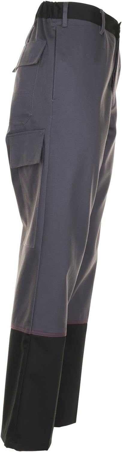 Planam Herren Weld Shield Bundhose in grau schwarz Modell 5520 Grösse 42 Grau/Schwarz 42, Grau/Schwa