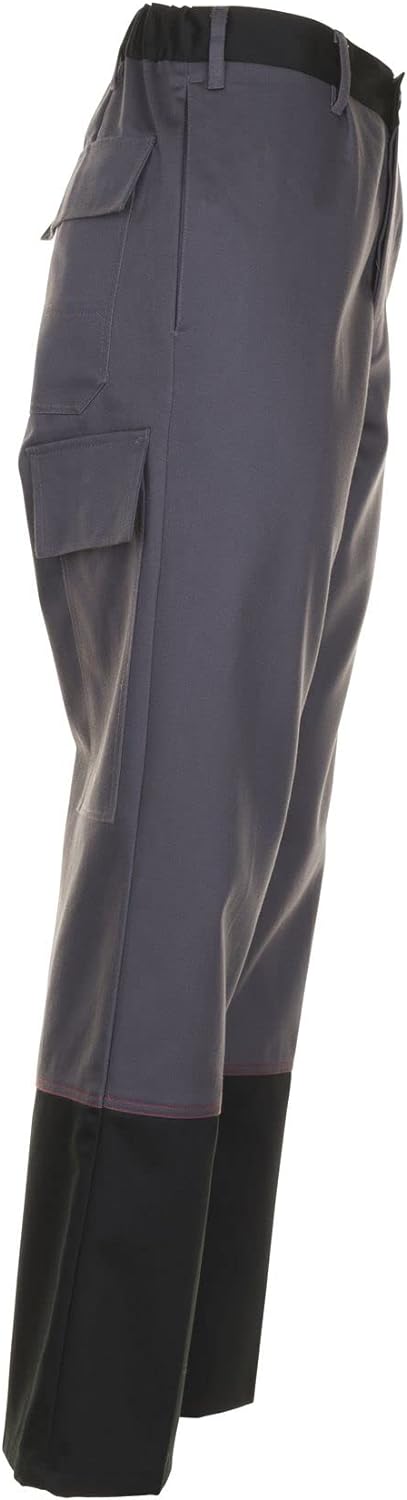 Planam Herren Weld Shield Bundhose in grau schwarz Modell 5520 Grösse 90 Grau/Schwarz 90, Grau/Schwa