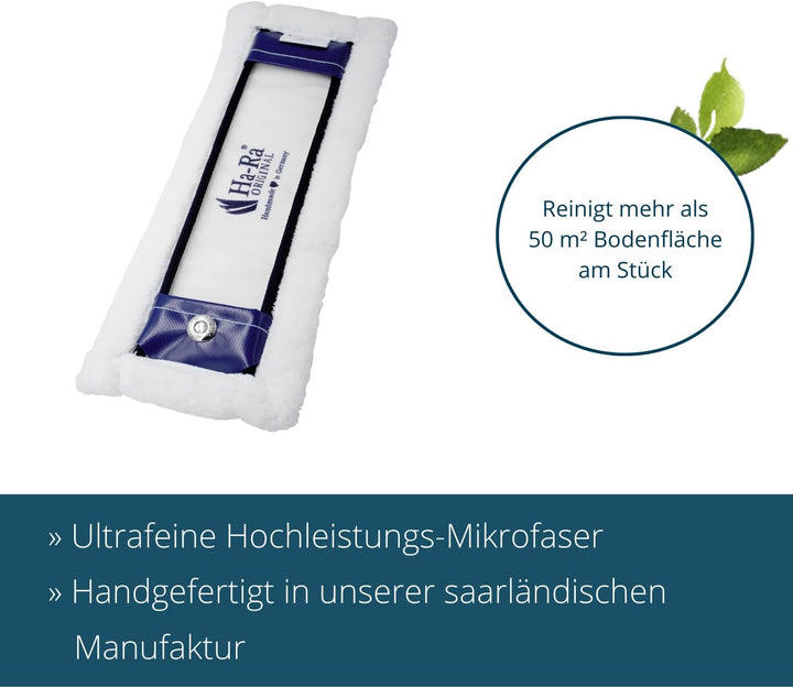 Ha-Ra Bodenwischtuch Nano Gold Pur I langlebiger Boden-Wischer zur Reinigung für Böden & Wände I Bez