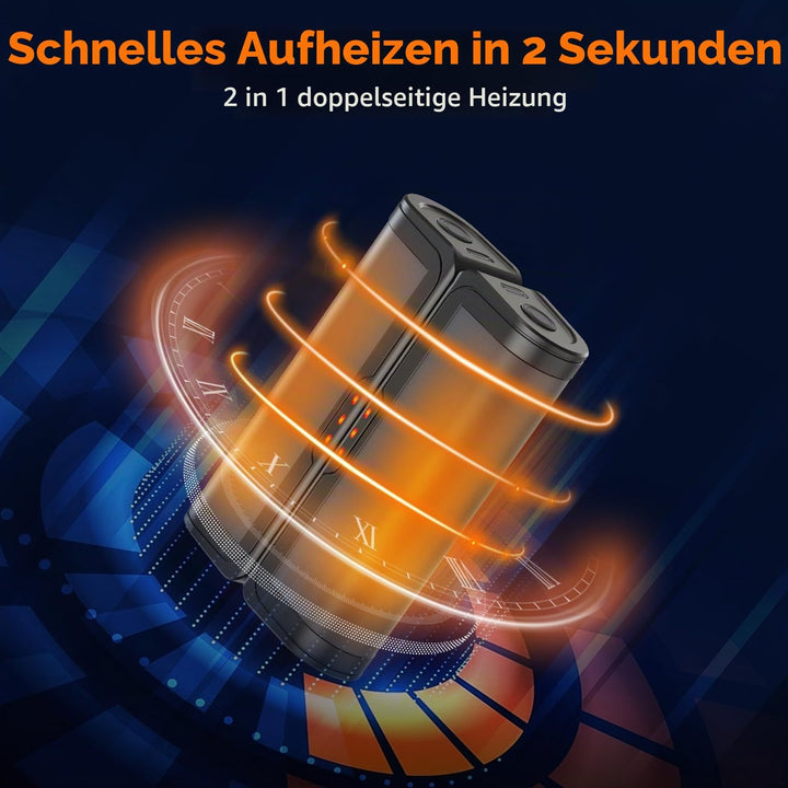 gabless Handwärmer elektrisch 2er Set, Handwärmer Taschenwärmer, Handwärmer wiederverwendbar, elektr