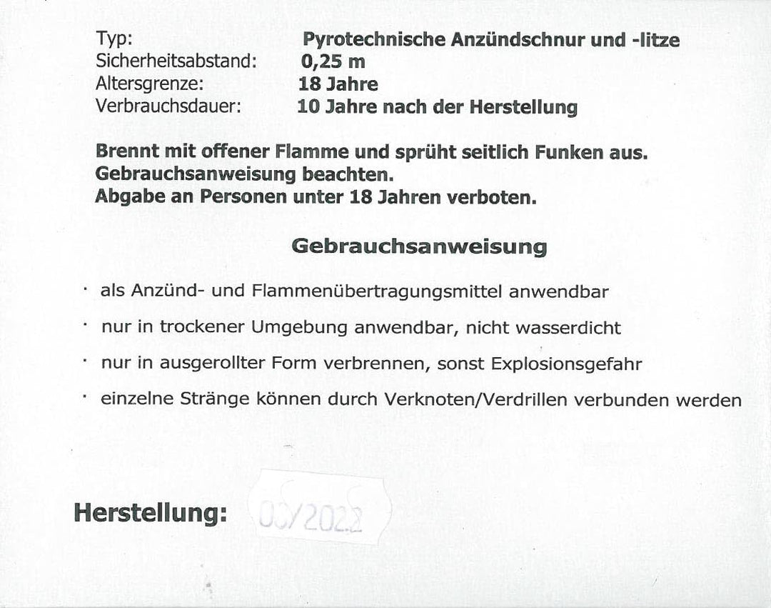 Litze gelb (langsamer) - Lieferung erst nach Sylvester