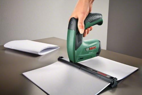 Bosch Home and Garden DIY Akku-Tacker PTK 3,6 LI mit Papierhefter und Broschürenhefter (Hefterset, 3