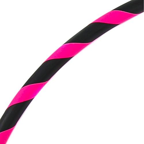 Faltbarer Anfänger Hula Hoop Reifen, Ø90/95/100/105cm Ø95cm Neon-Pink, Ø95cm Neon-Pink