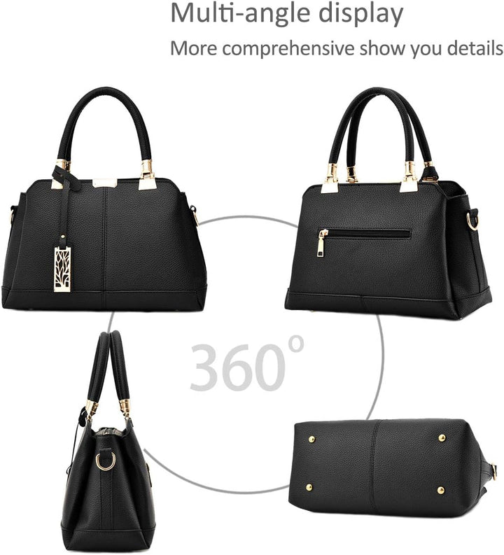 NICOLE & DORIS Damen Handtaschen Elegante Damen Tasche Designe Frauen Umhängetasche PU Weiche Ledert