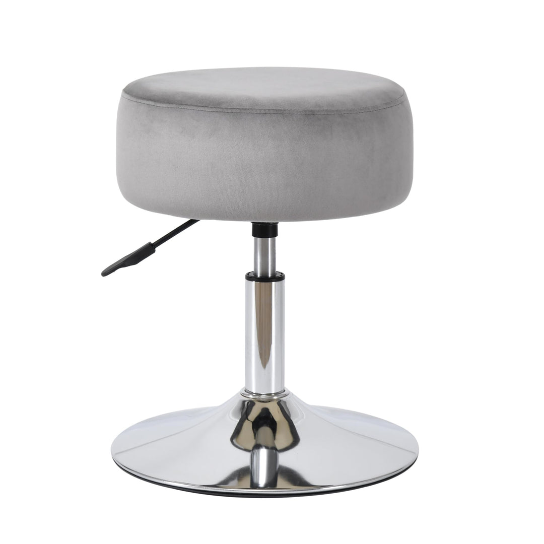 Drehhocker Sitzhocker Hocker RUND höhenverstellbar drehbar aus Kunstleder Farbauswahl Duhome 428S, F