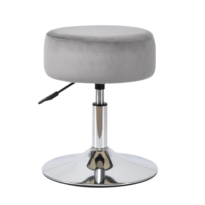 Drehhocker Sitzhocker Hocker RUND höhenverstellbar drehbar aus Kunstleder Farbauswahl Duhome 428S, F