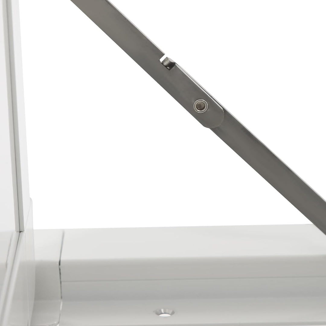 Weiss RV klappbaren Picknick-Tisch, Aluminium-Legierung Klappbare Wand Tisch Abschliessbare Wand Tis