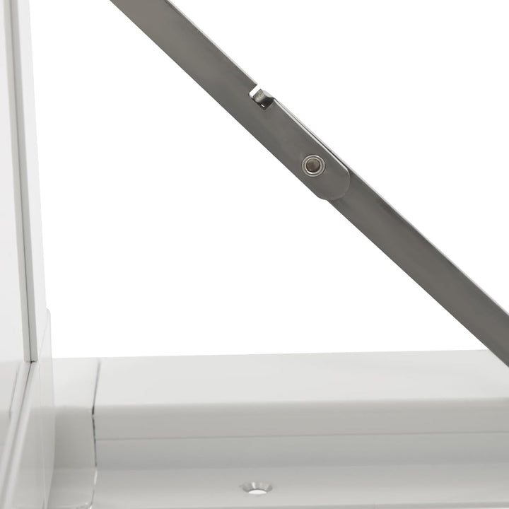 Weiss RV klappbaren Picknick-Tisch, Aluminium-Legierung Klappbare Wand Tisch Abschliessbare Wand Tis