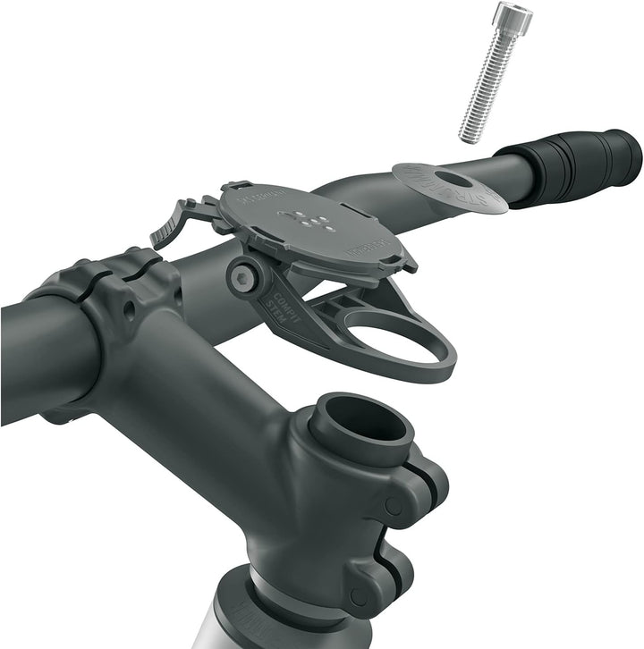 SKS GERMANY COMPIT/STEM Handyhalter für Vorbaumontage (Vorbaumontage (⌀ 1 ⅛ Zoll), Bajonettverschlus