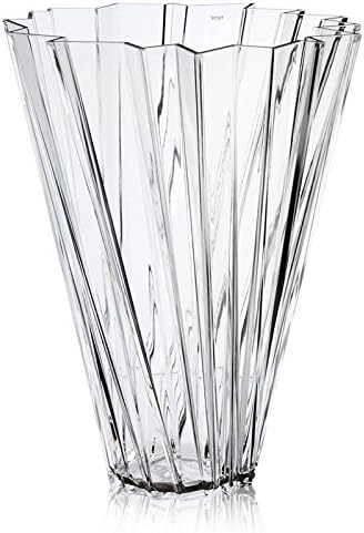 Kartell 1229B4 Vase Shanghai, glasklar Cristallo, Cristallo