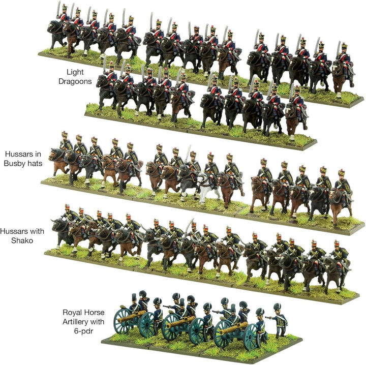 Black Powder Epic Battles Waterloo - British Light Cavalry Brigade