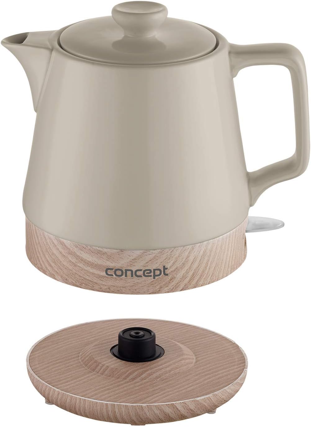 CONCEPT Hausgeräte Keramik Wasserkocher RK0061 1 L,