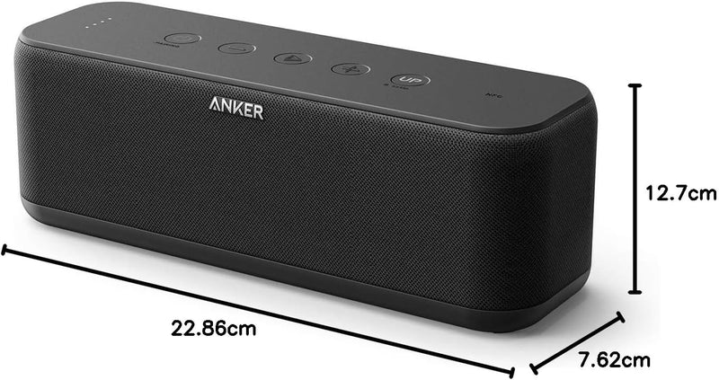 Anker Soundcore Boost Bluetooth Lautsprecher Upgrade mit fantastischem Sound, BassUp, 12 Std Wiederg