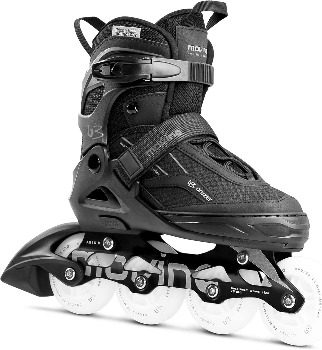 Movino Inline Skates | Cruzer B2/B3/Two | Verstellbare Rollschuhe | Damen Mädchen Jungen Inliner | I