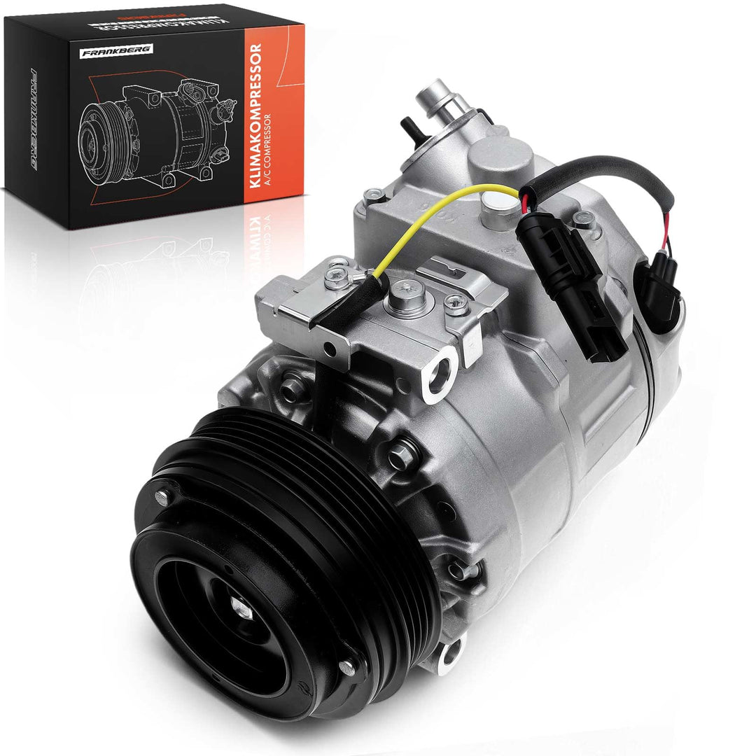 Frankberg Klimakompressor Klimaanlage Kompatibel mit 5er E60 3.0L 2007-2010 5er Touring E61 3.0L 200