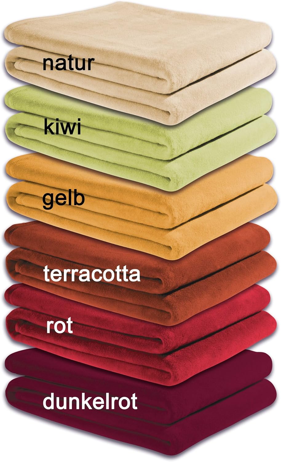 biederlack Wohndecken Thermosoft dunkelrot