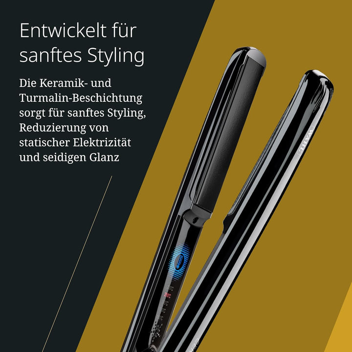 Wahl Ceraline - Premium-Keramik-Turmalin-Glätteisen mit Touch-Display - Gesundes Haar, Seidiger Glan