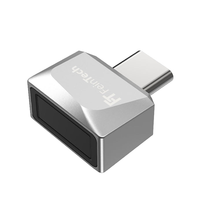 FeinTech FPS210 Fingerabdruck-Sensor für PC Windows Hello Fingerprint-Reader USB-C silber, USB-C, si