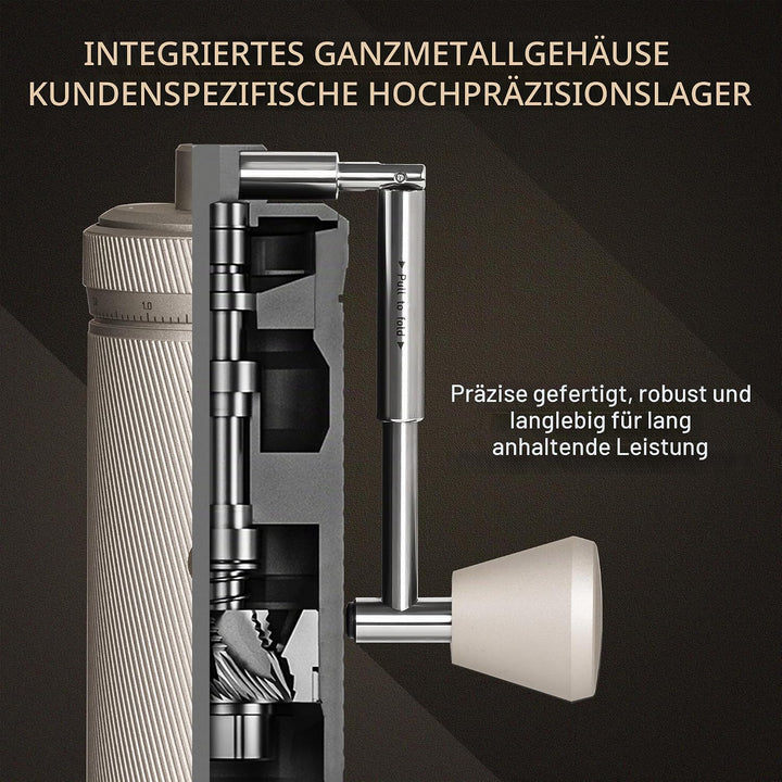 Manuelle Kaffeemühle S3 TIMEMORE, Numerisch Einstellbare Feinheit, Klappgriff, Upgrade Integriertes