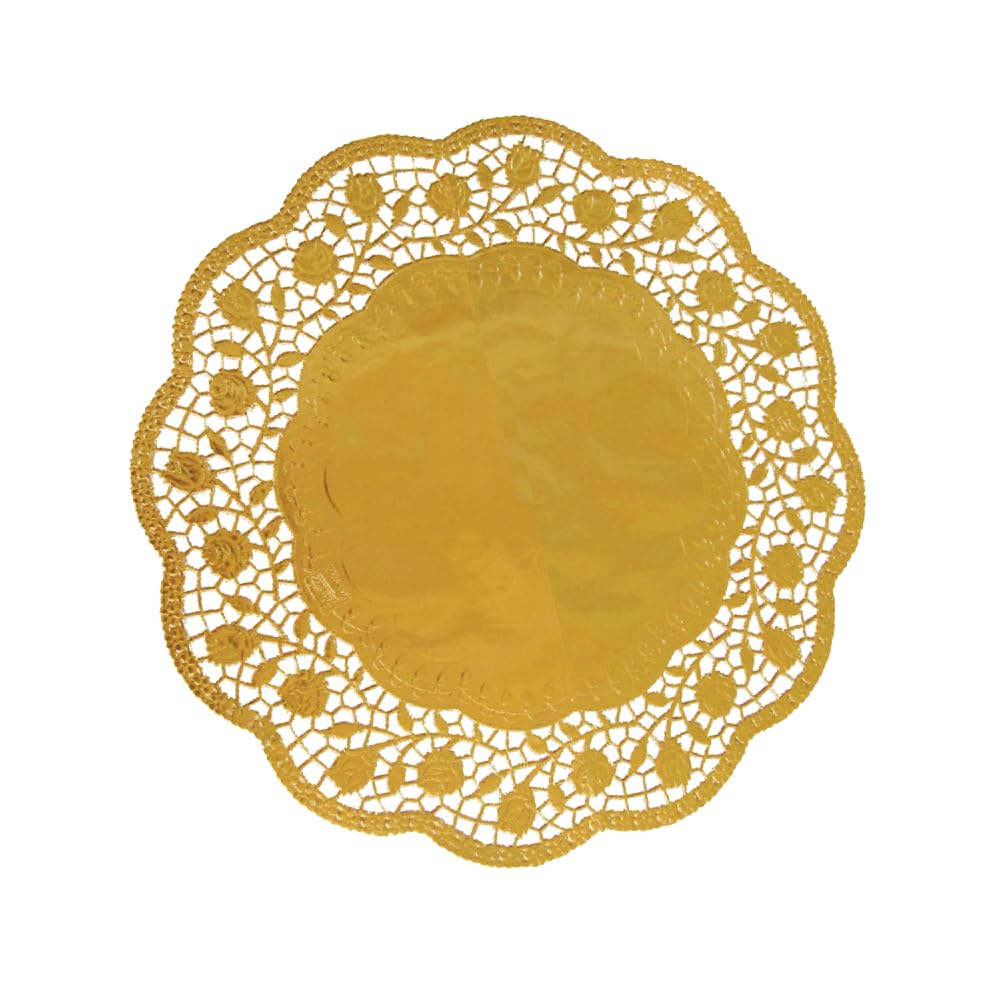 100 Goldene Tortenspitzen Ø 30 cm – Elegante Tortenunterlagen für Festliche Anlässe