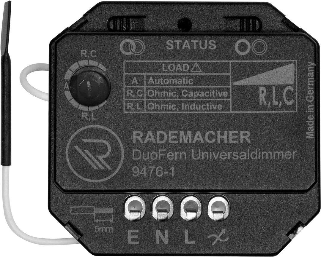 Rademacher DuoFern Universal Dimmaktor 9476-1, Dimmer Funk-Aktor (HOMEPILOT Nachfolgemodell verfügba