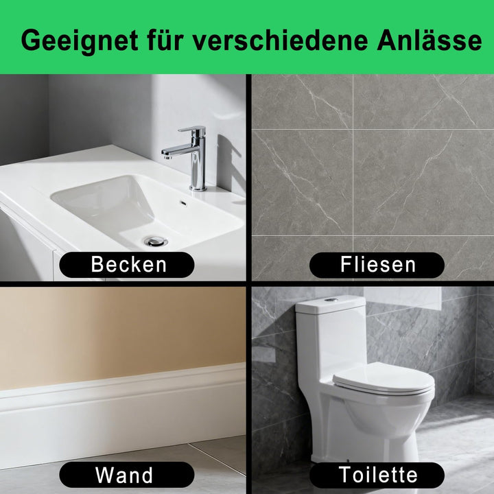 Abdichtungswerkzeug Set - Fugenentferner mit Silikondichtstoff Finishing Kit, Fugenschaber, 5 austau