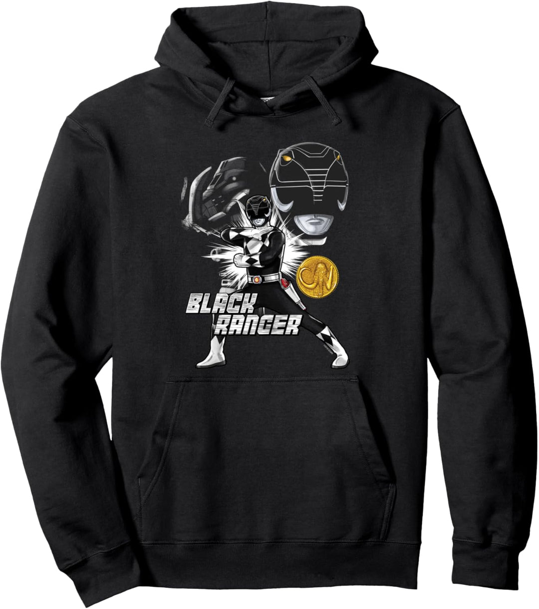 Power Rangers Black Ranger Pullover Hoodie