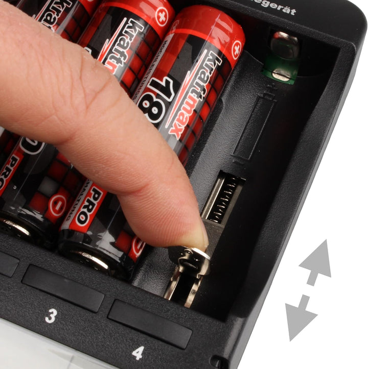 BC-4000 EXPERT - Universal Akku Ladegerät SMART Li-Ion Technology und Innenwiderstandsmessung - für
