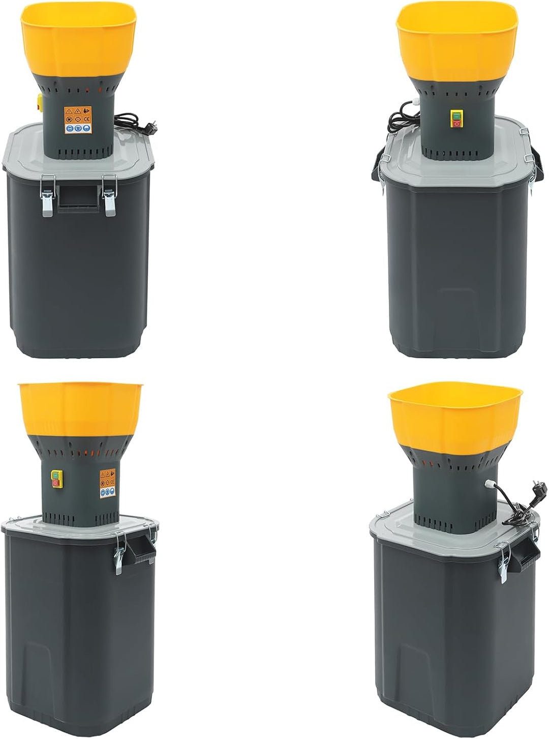 Frisgestea Elektrische Getreidemühle, 30L/45L/55L Kapazität, mit 5 Siebe (2/3/4/6/8 mm), 19000 U/min