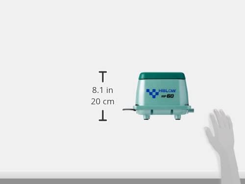HiBlow Luftpumpe HP-60 60l/min bei 1,3m, Ausgang 18mm, 51