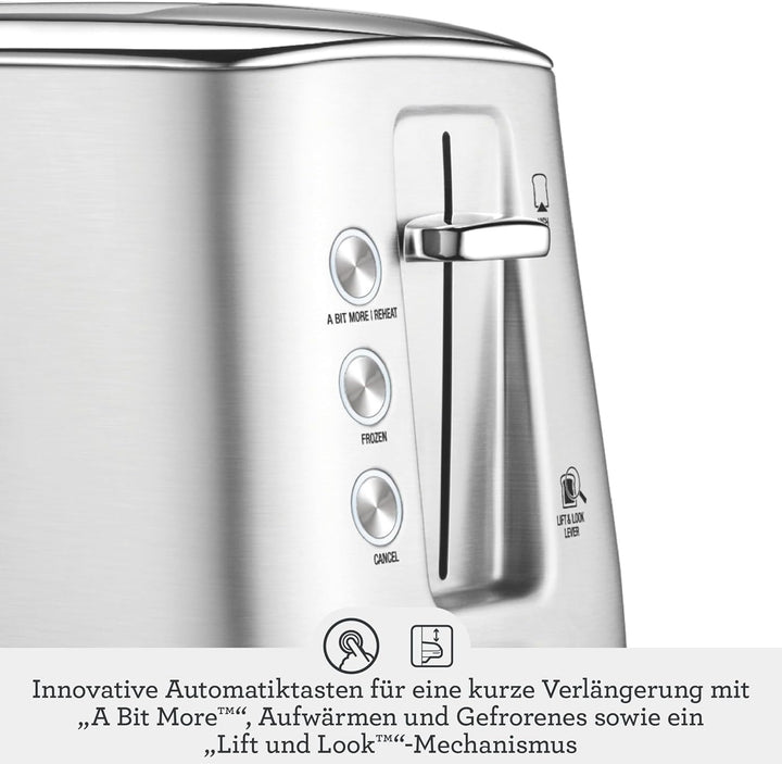 Sage - Toast Select Luxe - 2-Scheiben-Toaster mit LED-Countdown-Anzeige - Zwetschgenblau, Zwetschgen