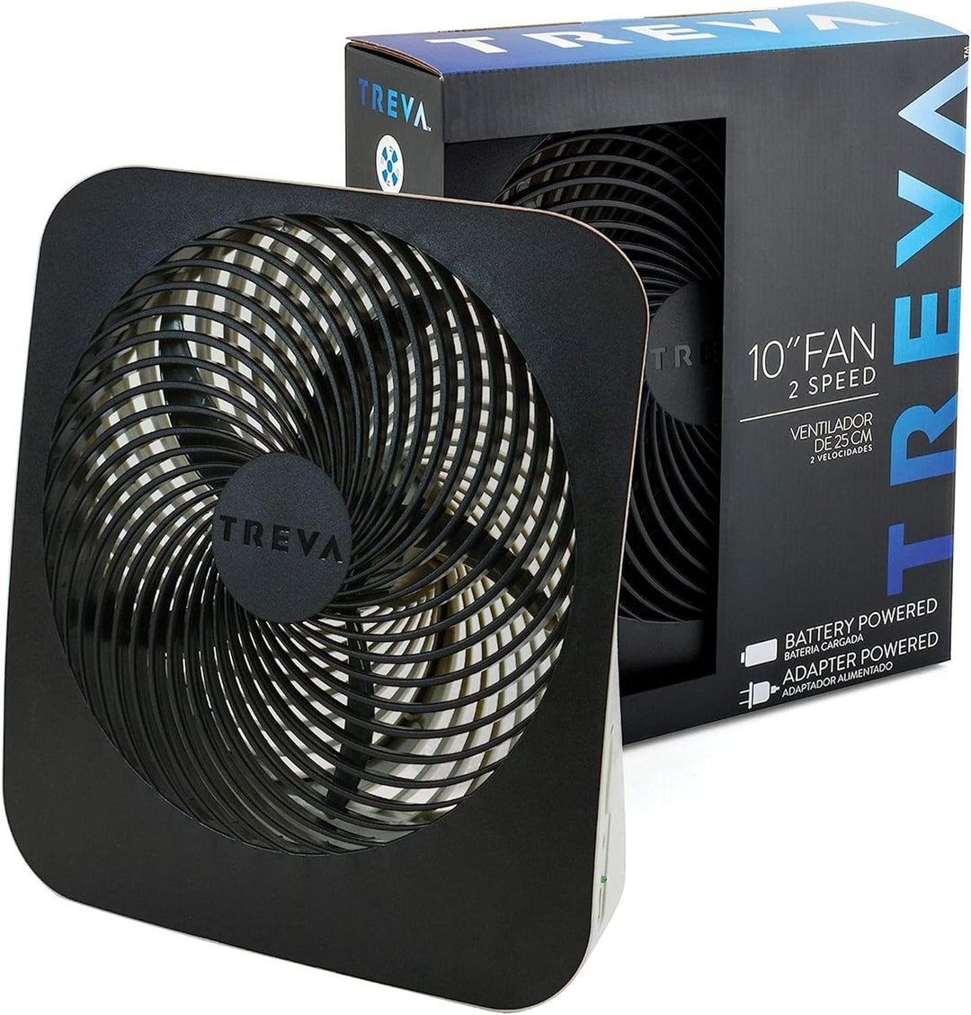 O2COOL 25,4 cm Portable Fan mit AC Adapter