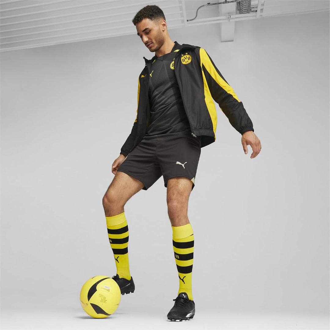 PUMA BVB Dortmund Prematch Jacke 2023/2024 Unisex XS Schwarz, XS Schwarz