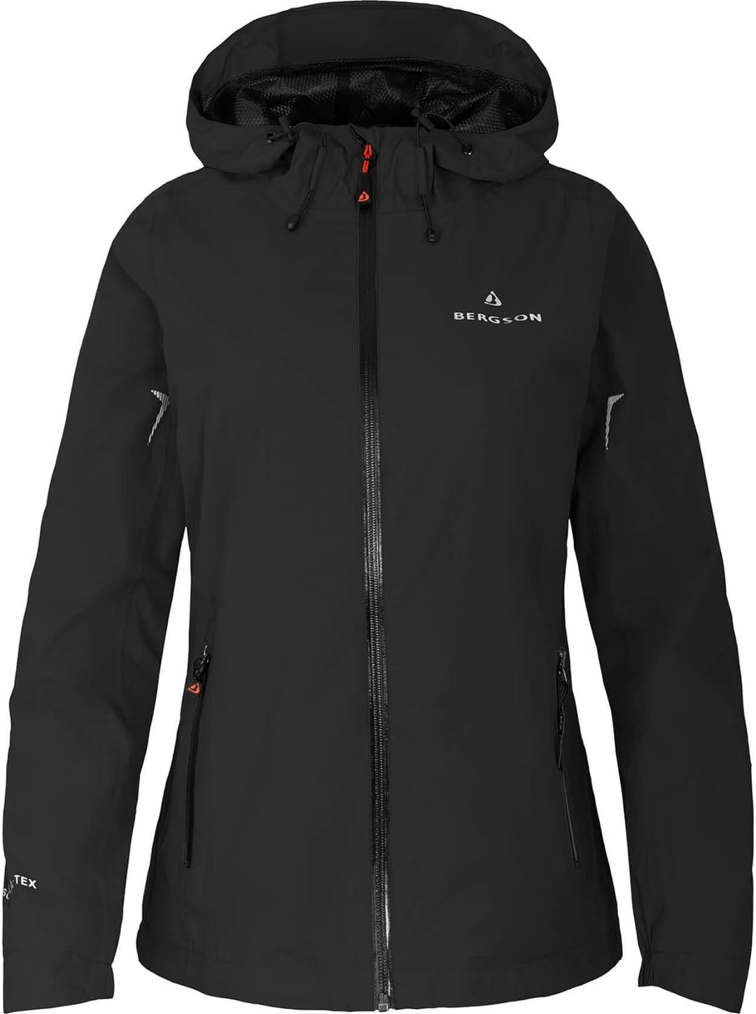 Bergson Damen Regenjacke HELLI - Wanderjacke - Fahrradjacke - Outdoorjacke - wasserdicht - winddicht