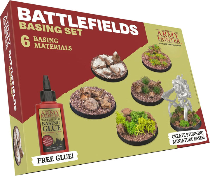 The Army Painter Battlefields Basing Set, Komplete Modellbau Zubehör Szenerie 50ml Pva Kleber, 35 Gr