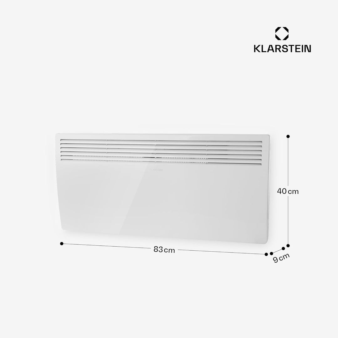 Klarstein Elektrischer Heizkörper mit geringem Energieverbrauch, 2000 W, elektrische Heizung für den