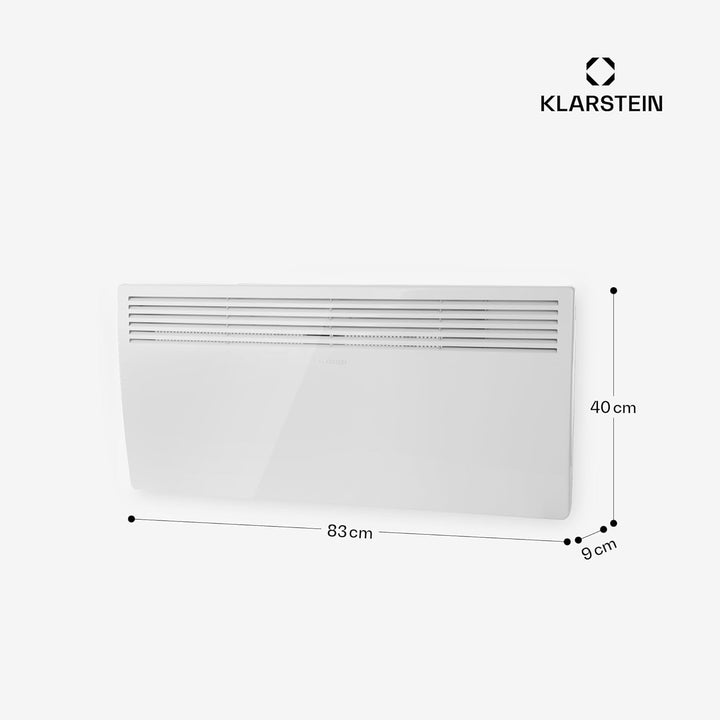 Klarstein Elektrischer Heizkörper mit geringem Energieverbrauch, 2000 W, elektrische Heizung für den