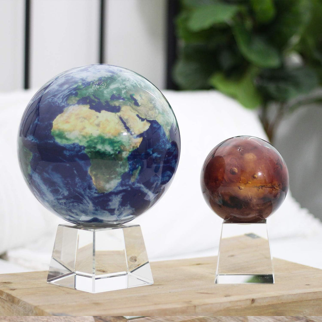 4.5" Rotating Mova Mars Planet 11.4 cm - Mars, 11.4 cm - Mars