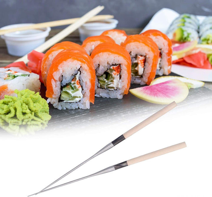 Essstäbchen, Edelstahl Essstäbchen japanisch, Sushi Stäbchen waschbar, Sushi Geschirr, Wiederverwend