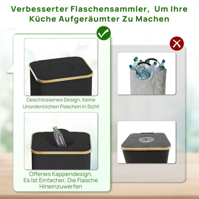 Pfandflaschen Sammelbehälter, Pfandflaschen Aufbewahrung, Pfandflaschen Behälter, Flaschensammler In