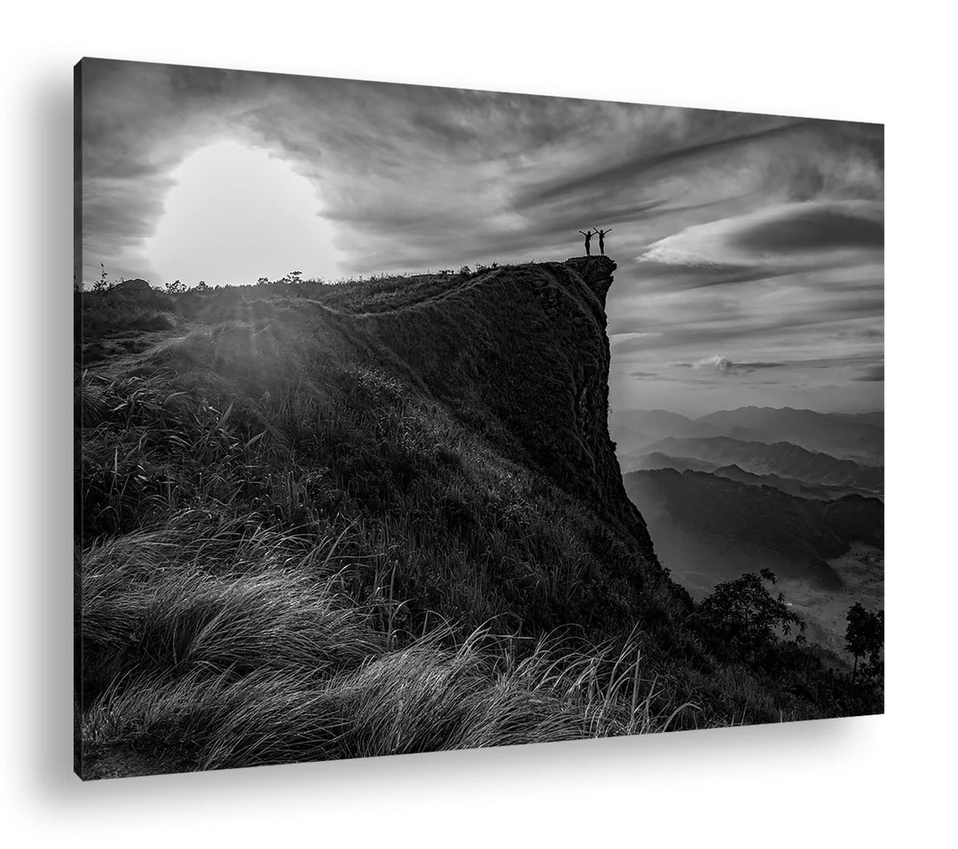 deyoli abenteuerliche Wanderung in der Landschaft Thailands Format: 80x60 als Leinwand, Effekt: Schw