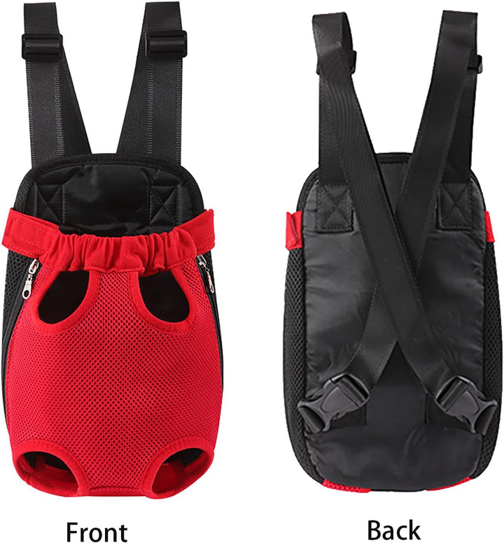 Hunde Rucksack für 5.9-6.8kg, Verstellbare Welpen Haustier Rucksack Hund Tragetasche, Camping und Re
