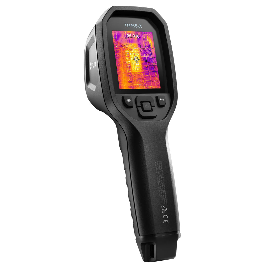 FLIR TG165-X Thermal Imaging Camera with Bullseye Laser: Commercial Grade Infrared Camera for Buildi