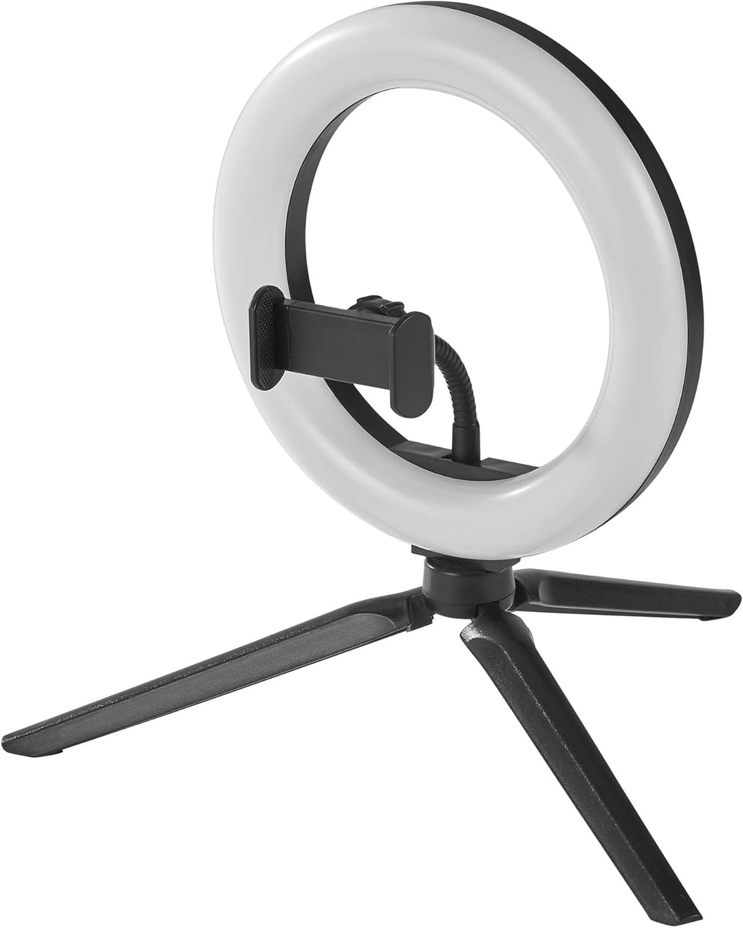 Ledvance LED Ringlicht mit Stativ 190mm mit USB Anschluss, 72 LEDs dimmbar, 3000-5800k, 10W-400-500