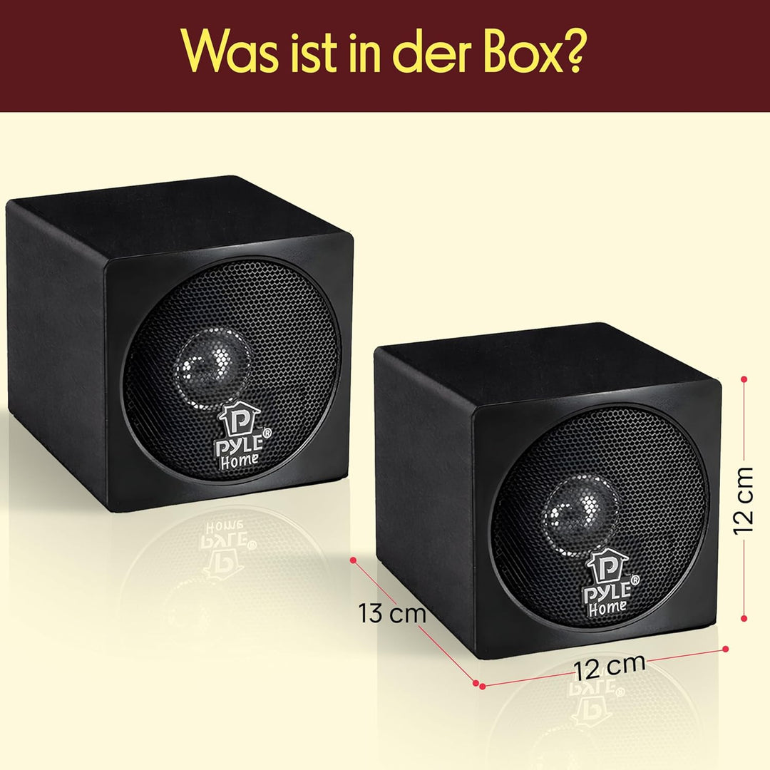 PyleHome Black 4IN Mini Cube