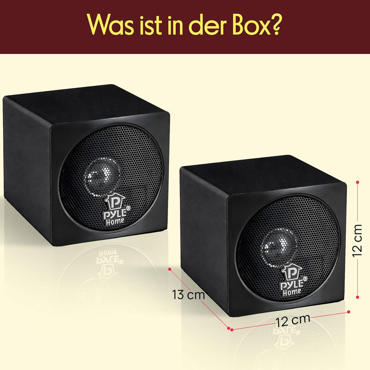 PyleHome Black 4IN Mini Cube