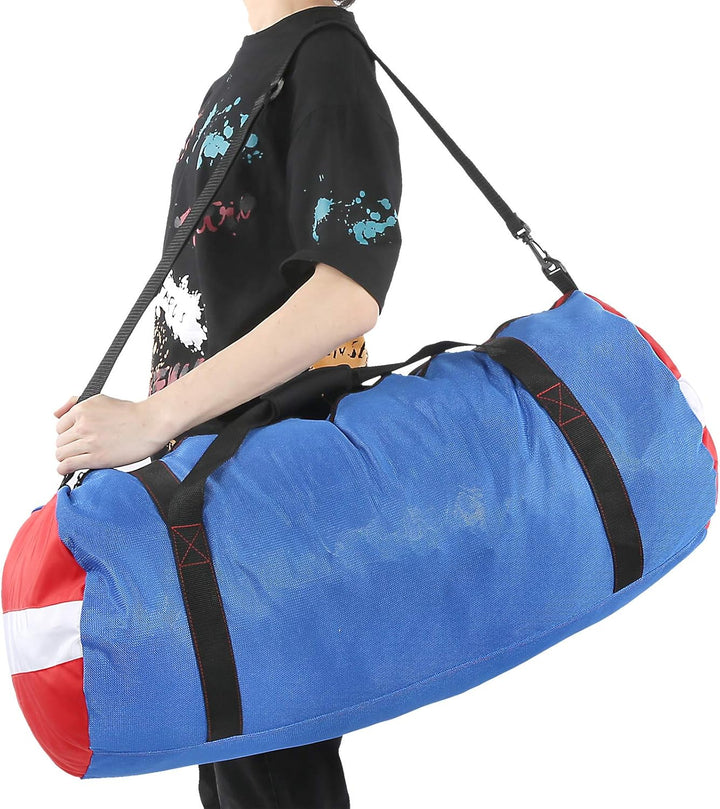 Alomejor 100L Diving Mesh Seesack PVC Oxford Large Scuba Mesh Duffle Gear Umhängetasche für Taucher