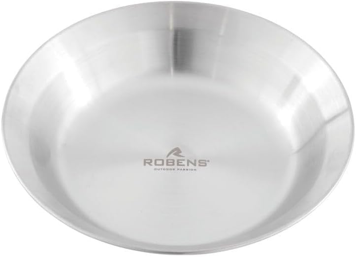 Robens Sierra Steel Meal Set ×2 Komplettes Service, Edelstahl, für Erwachsene, Uni, mehrfarbig, Einh